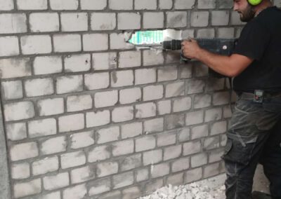 Referenz: Endkernung und Träger Einbau